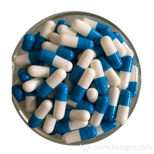 Empty hard gelatin capsule shell size 1 with GMP certificate